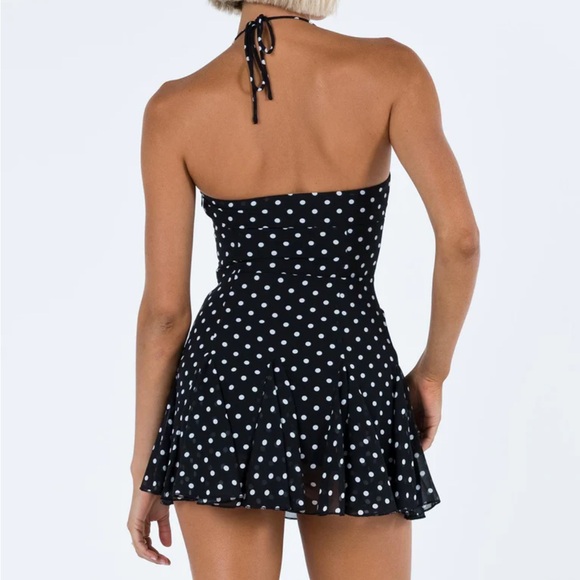 MINI DRESS BLACK and WHITE - Picture 4 of 4